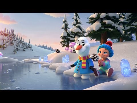 Frozen Baby Olaf Slid on the Ice Pond | Kids Songs & Nursery Rhymes