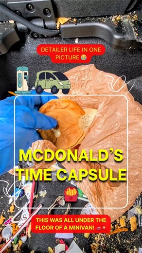 Insane Minivan Deep Clean Vacuum | Car Detailing Chaos 🍟🕶️✨