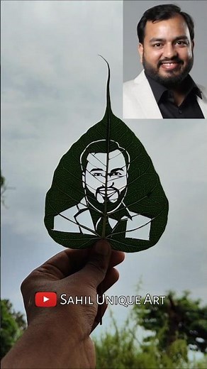 Alakh Pandey Handmade Leaf Art || #shorts #alakhpandey #pw #drawing #song