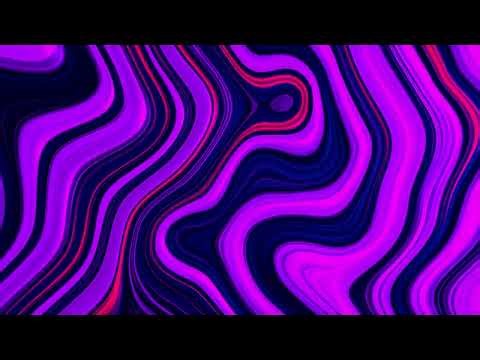 Psychedelic Abstract Neon Fractal Wavy Hallucination Trippy Hypnosis Animation Video Background Loop