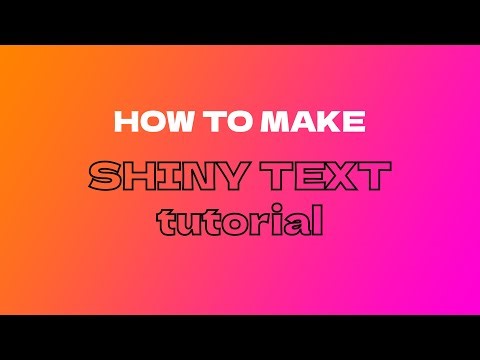 How to Make Shiny typewriter Text in AE!