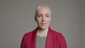 Free stock video - Female model posing to the camera for studio portrait