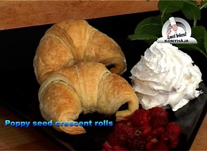 51K views · 1.9K reactions | Mákos kifli - Poppy seed crescent rolls | Laci Bácsi Konyhája | Facebook