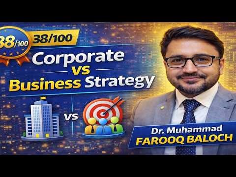 Corporate Strategy vs Business Strategy Differences Explained (2026) | Top Business Concepts 38/100