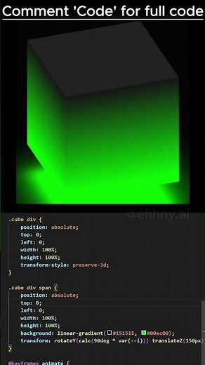 HTML CSS project idea. #trendingshorts #coding #html #cssanimation #css