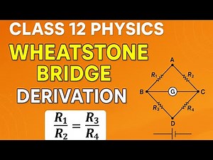 Class 12 Physics Wheatstone Bridge Derivation | Wheatstone Bridge Derivation | Wheatstone Bridge