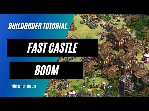 Buildorder Tutorial: Fast Castle Boom | Age of Empires 2 Definitive Edition