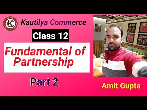 Class 12 : Interest On Drawing | Accounts | Partnership | Fundamental | Part 2