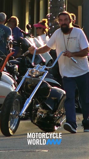 Custom Motorcycle Bicycle On Main Street | Daytona Bike Rally | Motorcycle World