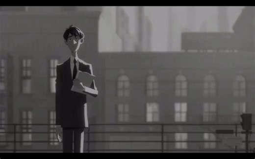 动画短片《纸人》paperman