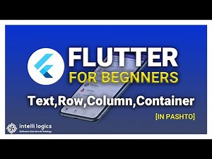2. Basic Widgets in Flutter Text, Row, Column, Container - Pashto