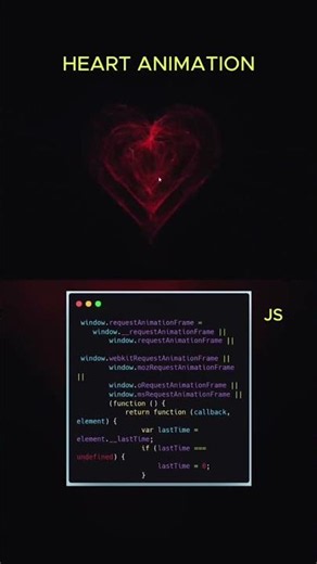Heart Animation with JavaScript ❤️🔥