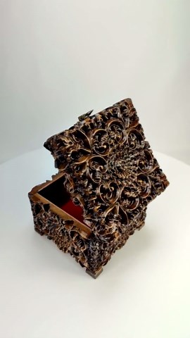 Hand-carved Walnut Jewelry Box: Carpathian Rustic Keepsake Box - Etsy