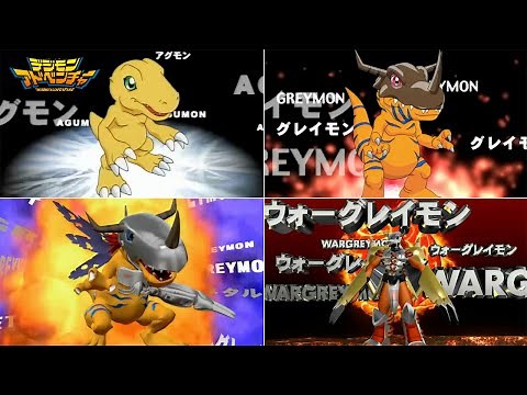 [Digimon Adventure] Evolution Scene Collection