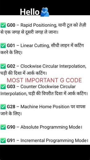 cnc machine ke most important g code and m code#
