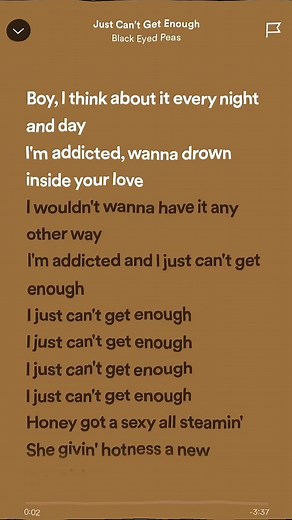 just can‘t get enough