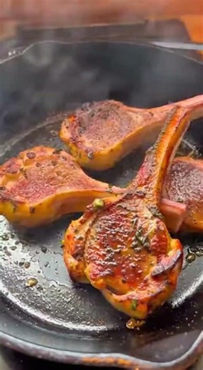 Lamb Chops With Mint Sauce - AI Test Kitchen