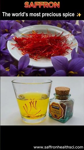 Saffron’s Hidden Molecule Nobody Talks About 🌸#saffron #crocin #brainhealth #eyecare #naturalhealing