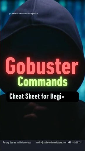 Gobuster Commands Cheat Sheet for Beginners #gobuster #ethicalhacking #infosec