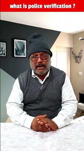 what is police verification | police Verification