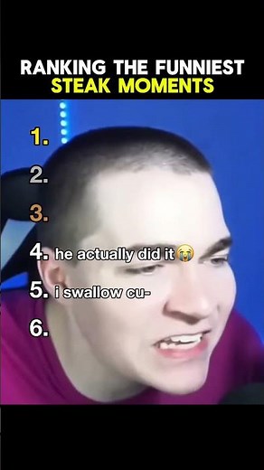 Ranking the FUNNIEST Steak moments #shorts