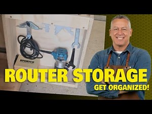Router Bit Storage UPGRADE | Sliding Cabinet for Small Workshops