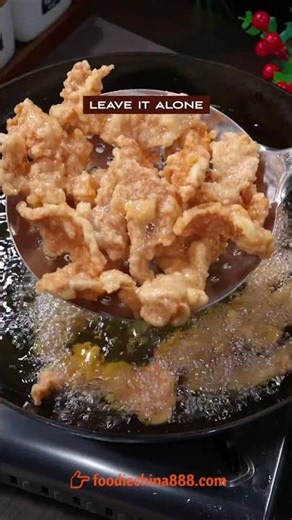 EASY SWEET & SOUR FRIED MEAT RECIPE #recipe #cooking #chinesefood #meat #sweetsour