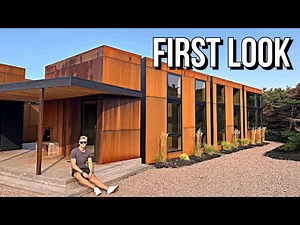 I Went to the Other Coast to See a Steel Sided PREFAB HOME and it Crushed Expectations!