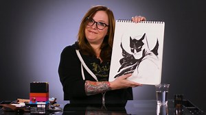 Artists Alley: Becky Cloonan draws Batman
