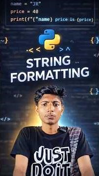 Python-ல String format பண்ண கத்துக்கலாம் வாங்க! #pythontamil