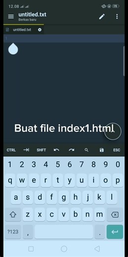 Cara Membuat Tombol Link di Acode Android