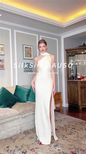 Our silk gowns are not just dresses, they’re a statement of sophistication. Made with the finest silk, these gowns flow with grace and feel like a second skin. Whether it’s a special occasion or a day to feel extraordinary, our gowns offer unmatched beauty and confidence. Embrace the finest fashion with SilkSilky AUSO. ✨💫 💎 Elevate your wardrobe at silksilky.au @silksilkyauso‬ ‪@auscitygroup ‪@silksilkystoryandvalues‬ ‪@silksilkyfashion‬ ‪@silksilkyluxuryhome‬ ‪@silksilkycustomerstories‬ ‪@sil