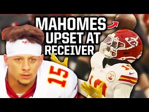 Patrick Mahomes gets mad after Kadarius Toney's drop leads to interception, a breakdown