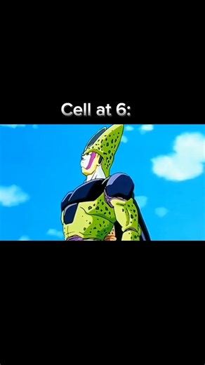 Piccolo at 8 vs Cell at 6 #cell #piccolo #anime #fyp #dragonballz #dragonball #dbz #goku