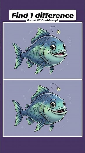 Find The 1 Fish Difference - Only 1% Spot It! #shorts