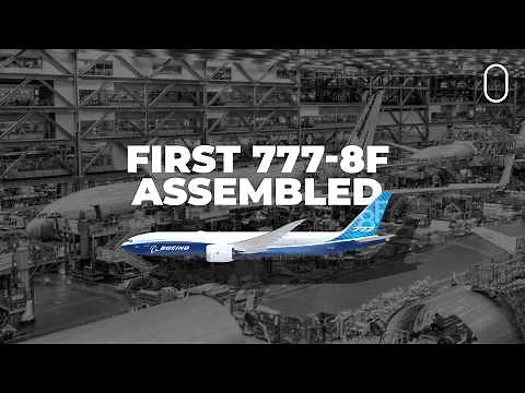 Spotted: Boeing’s 1st 777-8 Freighter Rolls Out In Everett