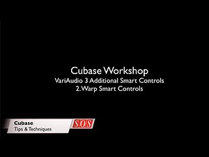 Cubase VariAudio 3 - Warp Smart Controls