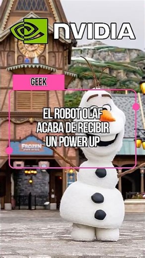 Olaf with NVIDIA Power Up“