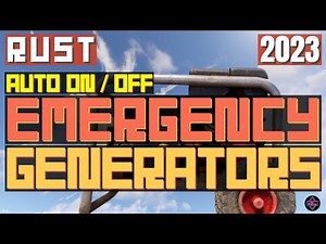 RUST | Auto On / Off Emergency Generators - How to Charge Batteries Using Generators 2023