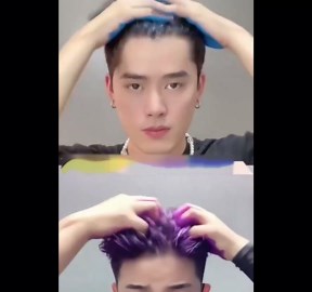 Temporary Hair Color Chalk for Kids, Blue Hair Dye, Hair Wax Color for girls age 4 5 6 7 8 9 10-12 Birthday Party Cosplay DIY Independence Day Halloween Christmas