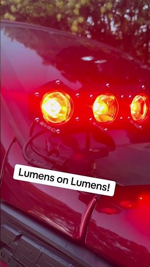 Linkable to 10,000 Lumen Pod Lights on an Ford F250