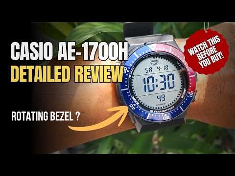 The "Budget Tuna"? Casio AE-1700H Review: Features, Bezel ?