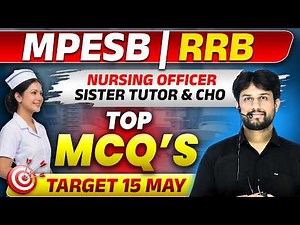 MP Nursing Officer Vacancy 2026 | MP Staff Nurse + Tutor + CHO | MPESB Target 2026 | mp staff nurse