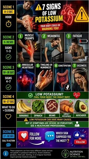 7 Warning Signs You May Have Low Potassium