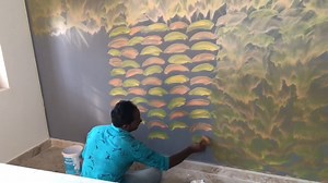 123K views · 2K reactions | Wall painting Asian paints royale play design ideas https://youtu.be/QkyuGhIYHzs?si=1ZROrWR2yfdwEMHw #wallpaper #wall #design #ideas #pening #artwork #design #texture #interior #design #bedroomdecor #wallart #walldecor #walls #3d #3dprinting #asian #color #artist #artwork #interiordesign #masking #tapas #artgallery #craft #crafts #stencil #stencilart #mandala #mandalas | 3D Wall Art by Mahendra Meena | Facebook