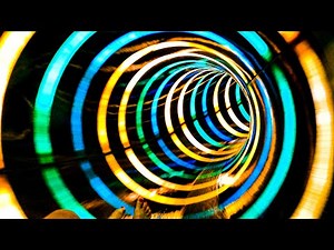 Colorful RAINBOW Water Slide at Aquaworld Resort Budapest