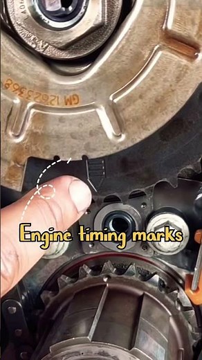 Engine timing chain fixing GMC #gmc #automobile #mechanic #mechaniclife #diy