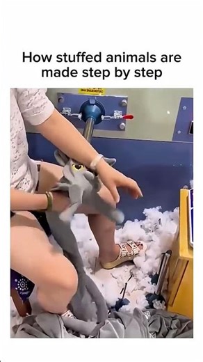 How stuffed animals are made step by step
