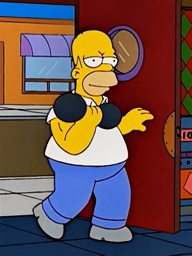 HOMER MAROMBA DE UM SÓ BRAÇO #shorts #simpsons