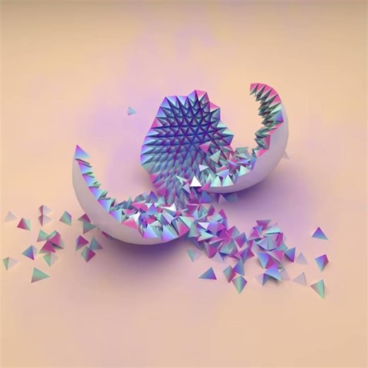 Geode Slicer: Made with 3ds Max and TyFlow